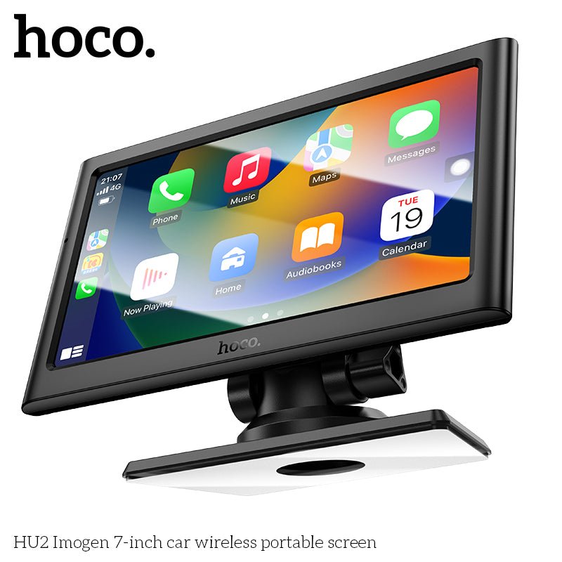 Hoco HU2 Imogen 7 - Inch Wireless Mobile Car Screen - Saif Al Najmi KwCar AccessoriesHocoSaif Al Najmi KwHoco HU2 Imogen 7 - Inch Wireless Mobile Car Screen - Saif Al Najmi Kw